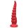 Vibrador pulpo con ventosa y control remoto (rojo)