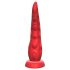 Vibrador pulpo con ventosa y control remoto (rojo)