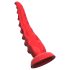 Vibrador pulpo con ventosa y control remoto (rojo)