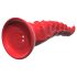 Vibrador pulpo con ventosa y control remoto (rojo)