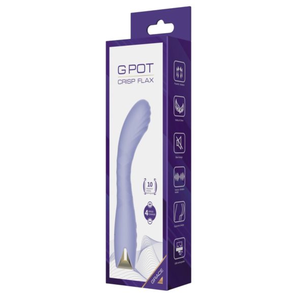 Biu-Biu - vibrador punto G curvado - silicona lila