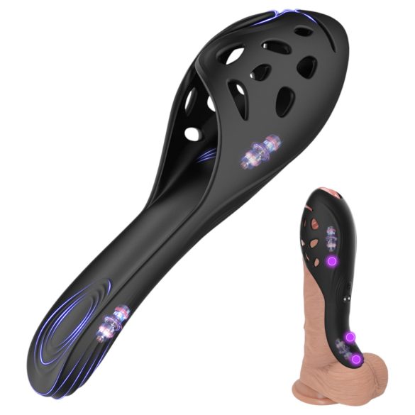 Biu-Biu - vibrador de pene (negro)