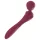 Lonely - vibrador masajeador curvo - silicona - rojo