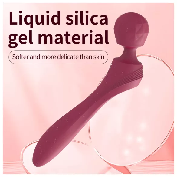 Lonely - vibrador masajeador curvo - silicona - rojo