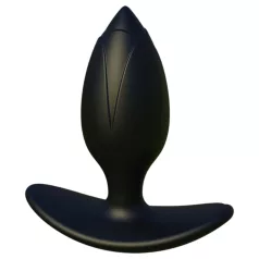   Kangvo - plug anal hinchable magnético con bola rodante (negro)