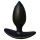 Kangvo - plug anal hinchable magnético con bola rodante (negro)