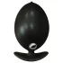 Kangvo - plug anal hinchable magnético con bola rodante (negro)