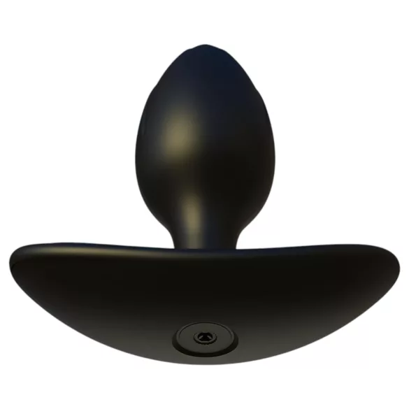 Kangvo - plug anal hinchable magnético con bola rodante (negro)