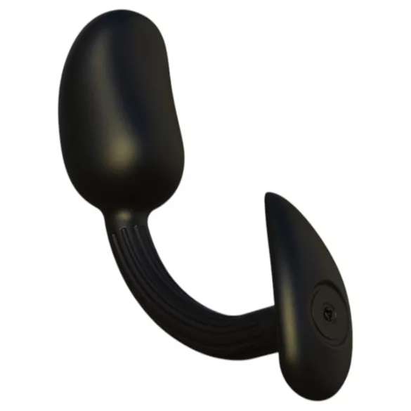 Kangvo - masajeador prostático magnético, plug anal con bola rodante (negro)