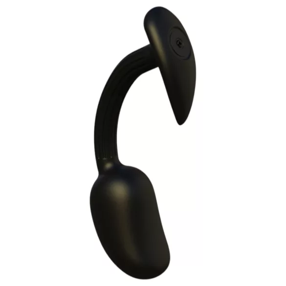 Kangvo - masajeador prostático magnético, plug anal con bola rodante (negro)