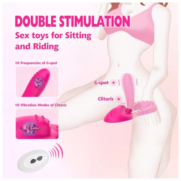 Mroow - vibrador almohada flexible (rosa)