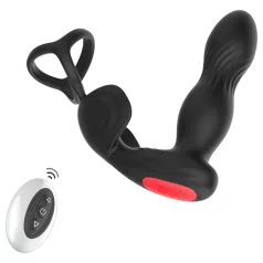 Mroow - anillo vibrador prostático (negro)