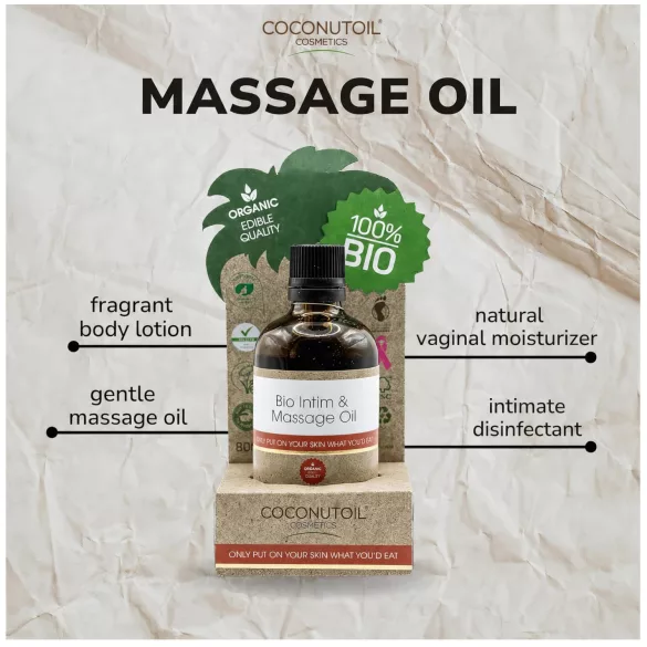 Coconutoil - Aceite íntimo y de masaje orgánico - 80ml