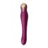 ZALO King - recargable, impermeable, vibrador push (lila)