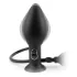 Anal Fantasy - plug anal inflable vibrador - silicona negra