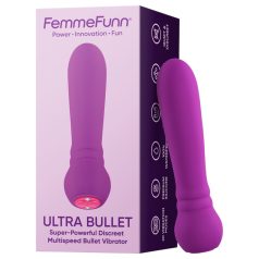   FemmeFunn Ultra Bullet - vibrador premium en barra (púrpura)