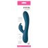 Inya Luv Bunny - vibrador recargable con estimulador (turquesa)