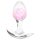 NS Novelties - plug anal transparente - pequeño - silicona rosa