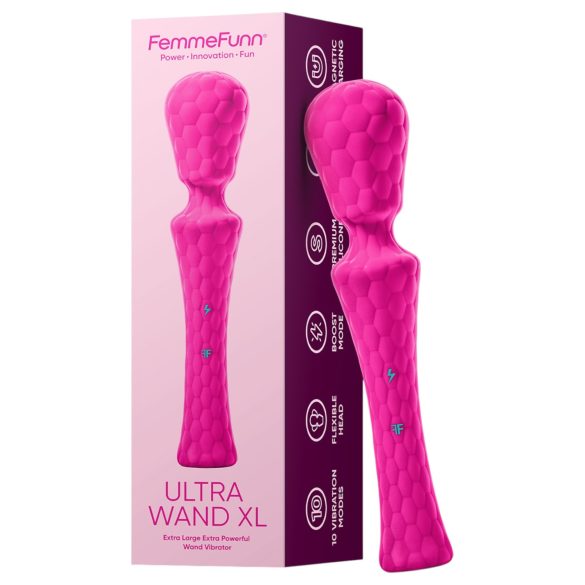 FemmeFunn Ultra Wand XL - masajeador vibrador premium (rosa)