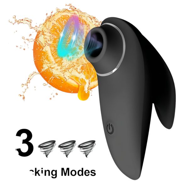 AlvUp - succionador de clítoris con vibración - negro