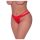 Seda Mágica - tanga de encaje con doble tirante (rojo)