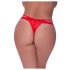 Seda Mágica - tanga de encaje con doble tirante (rojo)