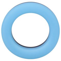 Doc Johnson The Big O - anillo vibrador luminoso (azul)