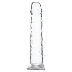 Addiction Crystal - consolador ventosa (transparente) - 18cm
