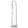 Addiction Crystal - consolador ventosa (transparente) - 18cm