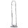 Addiction Crystal: Dildo transparente con ventosa - 20cm