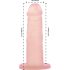 Coctel Adicción - Dildo con Ventosa (Durazno)