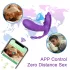 AlvUp - vibrador portátil colocable controlado por aplicación (lila)