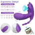 AlvUp - vibrador portátil colocable controlado por aplicación (lila)