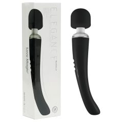   Vibrador masajeador negro recargable Love Magic Elegance Wand