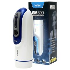 Leten SM390 - Masturbador Calentador y Sonoro (Blanco)