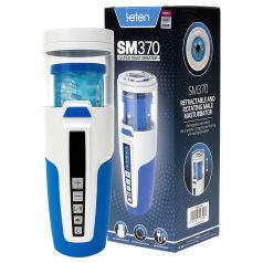 Leten SM370 - Masturbador giratorio y sonoro (blanco)