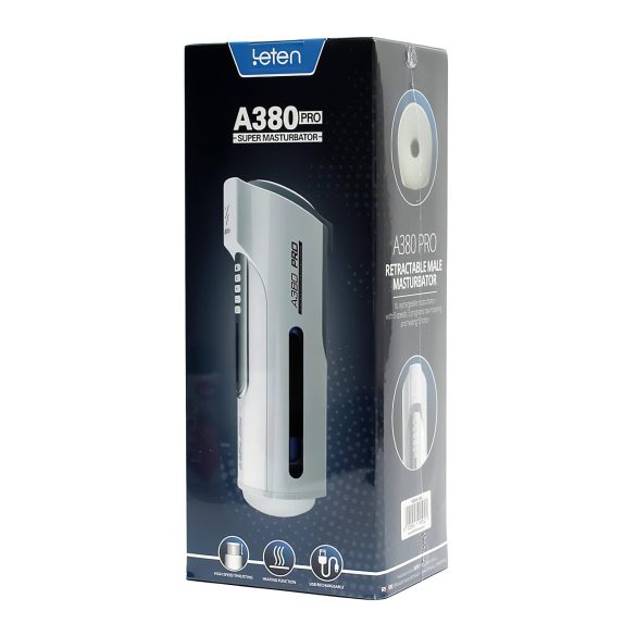 LETEN A380 PRO - masturbador cálido y vibrante recargable