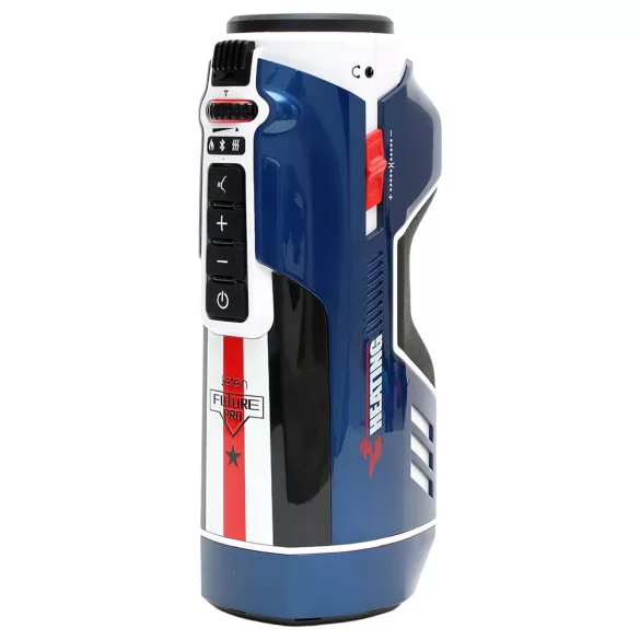 Leten SM Future Pro - masturbador eléctrico de bombeo, presión y calentamiento (azul)