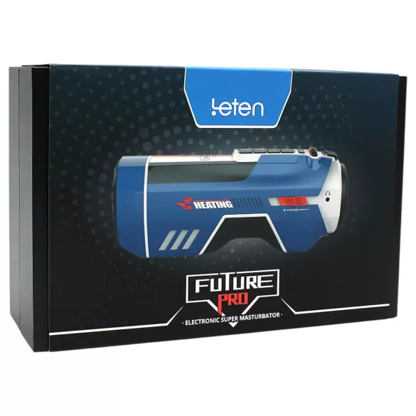 Leten SM Future Pro - masturbador eléctrico de bombeo, presión y calentamiento (azul)
