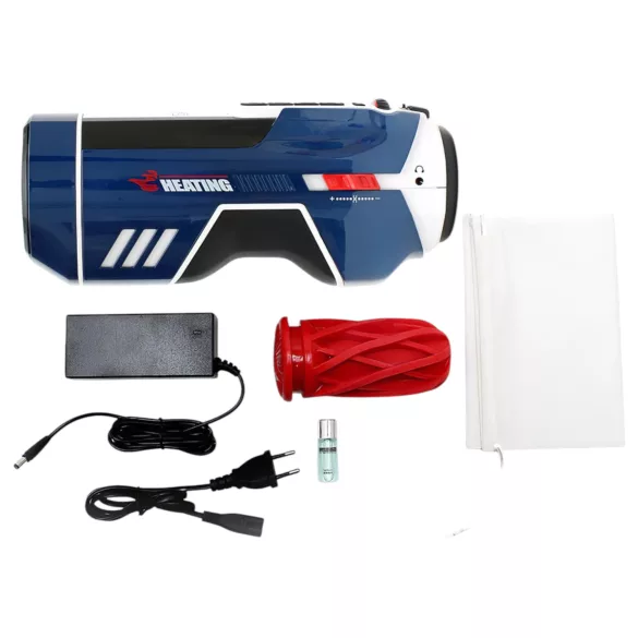 Leten SM Future Pro - masturbador eléctrico de bombeo, presión y calentamiento (azul)