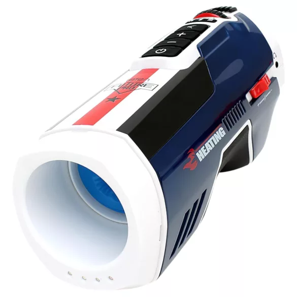 Leten SM Future Pro - masturbador eléctrico de bombeo, presión y calentamiento (azul)