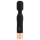 Varita Encantadora Solitaria - masajeador con vibrador (negro)