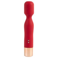 Vibrador masajeador rojo recargable