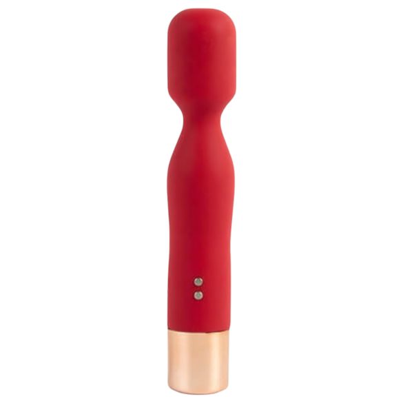 Vibrador masajeador rojo recargable