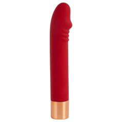 Charming Vibe Dick - vibrador recargable punto G (rojo)