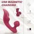Vibrador rojo para clítoris y anal - Sex HD Chomper