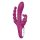 Trébol Vibrador HD - recargable, resistente al agua (lila)