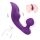Sex HD Chomper - vibrador lila resistente al agua para clítoris y ano