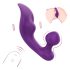 Sex HD Chomper - vibrador lila resistente al agua para clítoris y ano