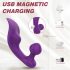 Sex HD Chomper - vibrador lila resistente al agua para clítoris y ano